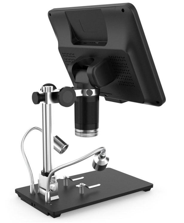 Microscope Digital 8.5 Inch LCD 5X-1200X Stereo LCD Display Screen 1080P