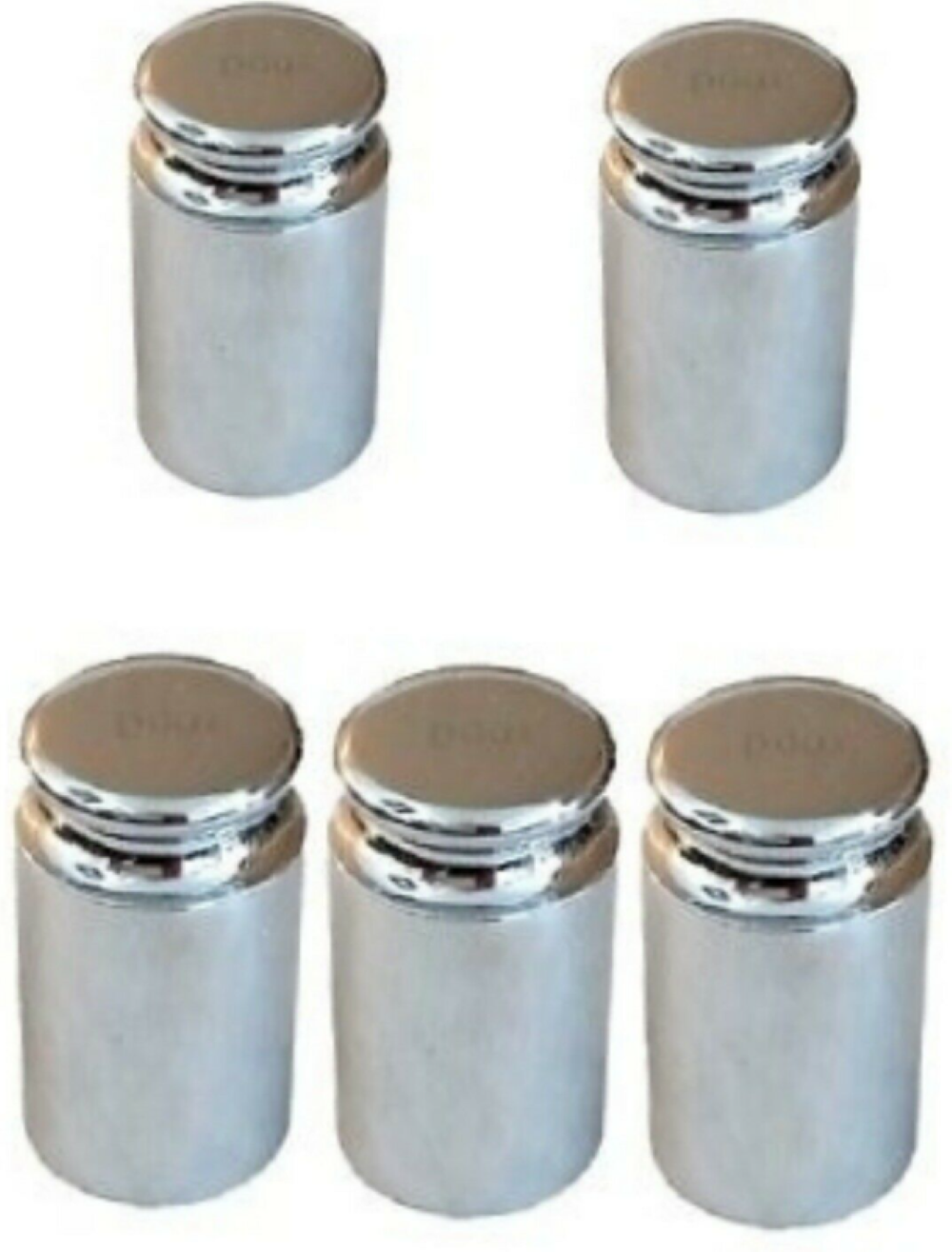 Calibration Weight 500g x 5 Precision Chrome Plated Steel for Balance Scales
