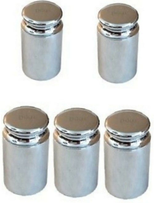 Calibration Weight 500g x 5 Precision Chrome Plated Steel for Balance Scales