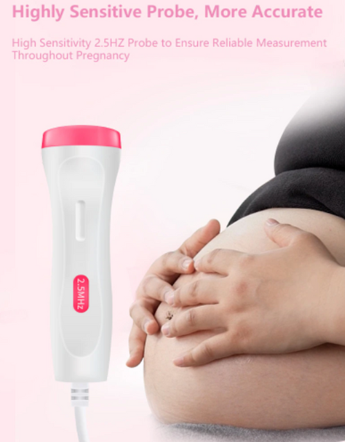 Fetal Doppler Baby Monitor Doppler for Pregnant Women No Radiation