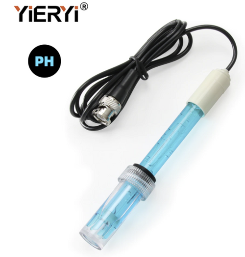 pH Probe Electrode Sensor BNC Meter Aquariums Hydroponics Lab Aquaculture 70cm
