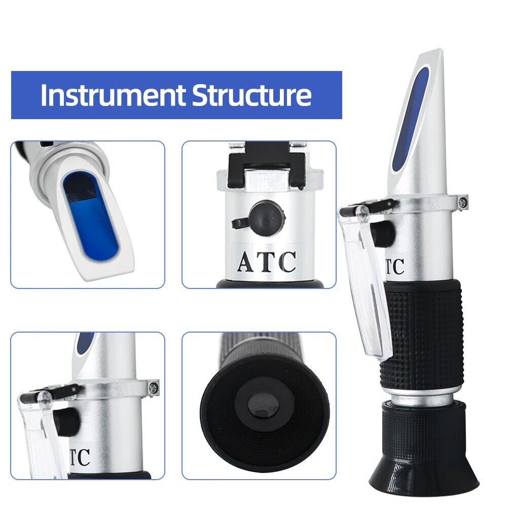 Refractometer 4 in 1 Antifreez Car Freezing point Urea Adblue Battery Fluid Test