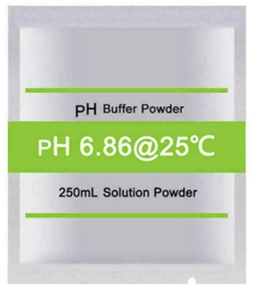 10 x pH 6.86 @ 25'C Buffer Powders Satchel Standard to make 250ml Solution
