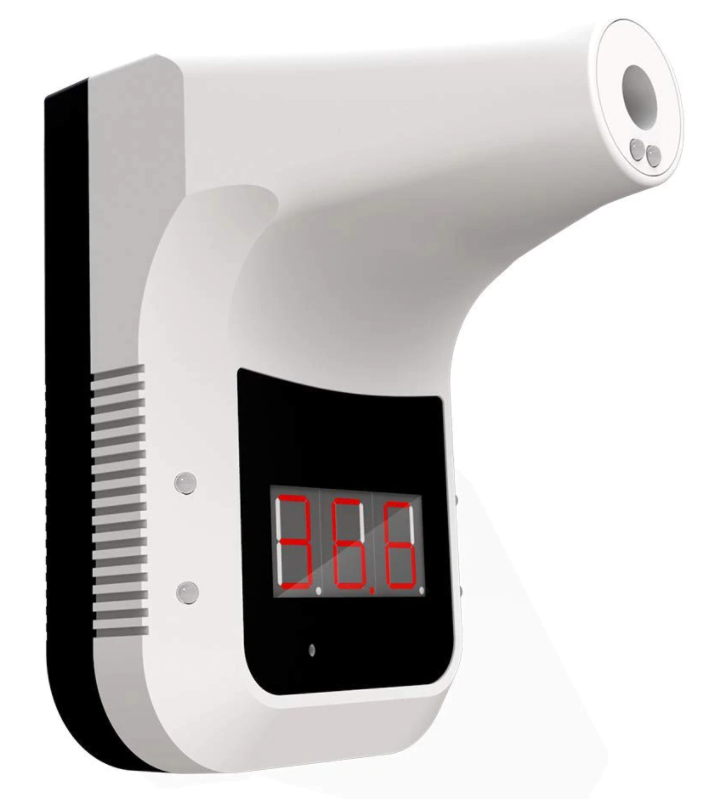Wall Mounted Digital Thermometer Non-contact Temperature With Alarm & USB K3