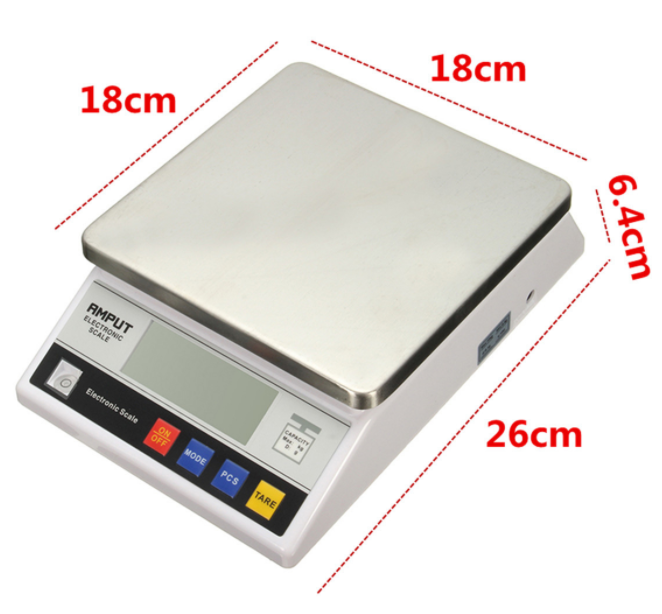 10Kg 10000g x 0.1g Electronic Weighing Balance Counting Scale Digital Back Lit
