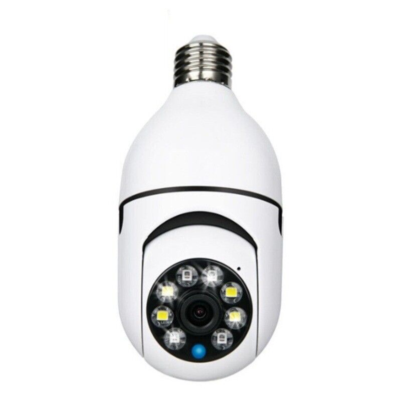 Wireless Light Bulb Cam Full HD 1080P IP Camera E27 Home Security Lamp Cam