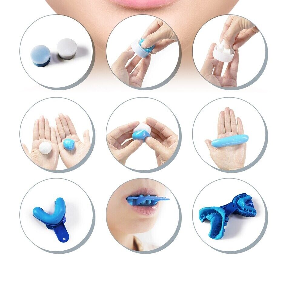 Dental Impression Kit With Putty For Teeth Whitening Grinder Guard and Aligner