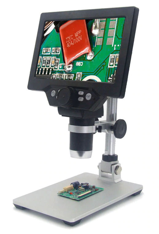 Digital Microscope 7 Inch LCD Display 12MP 1-1200 Amplification Magnifier G1200