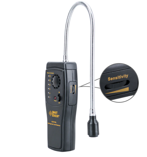 Leak Detector Freon Gas Analyzer Tester CFCs HCFCs HFCs Halogen Refrigerant