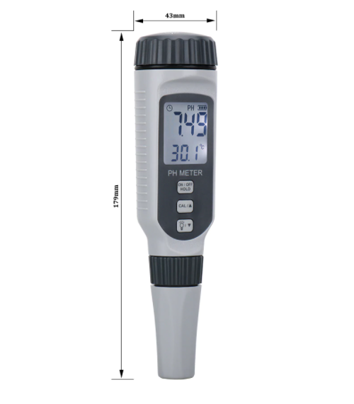 PH & Temperature Meter Digital Portable Water Quality Monitor Tester PH818