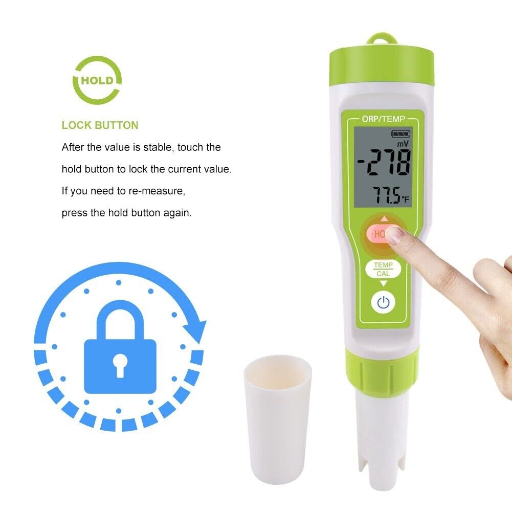 Redox ORP Test Meter Water Quality Monitor LCD Digital Detector Pen Type