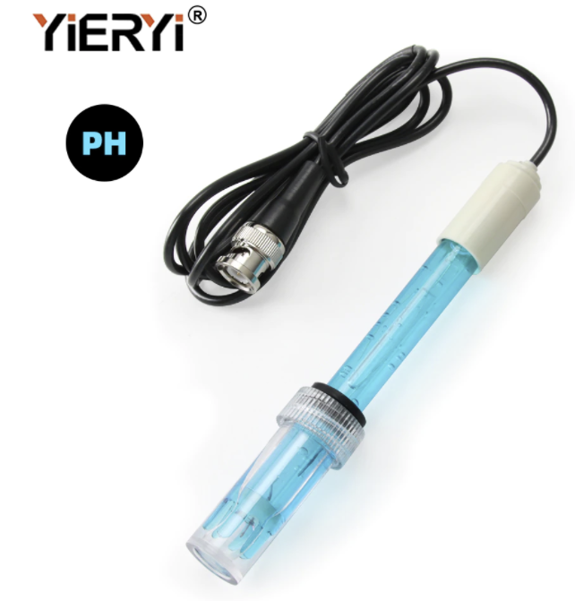 pH Probe Sensor Electrode BNC 70cm cable Gel Filled Aquariums Hydroponics Lab