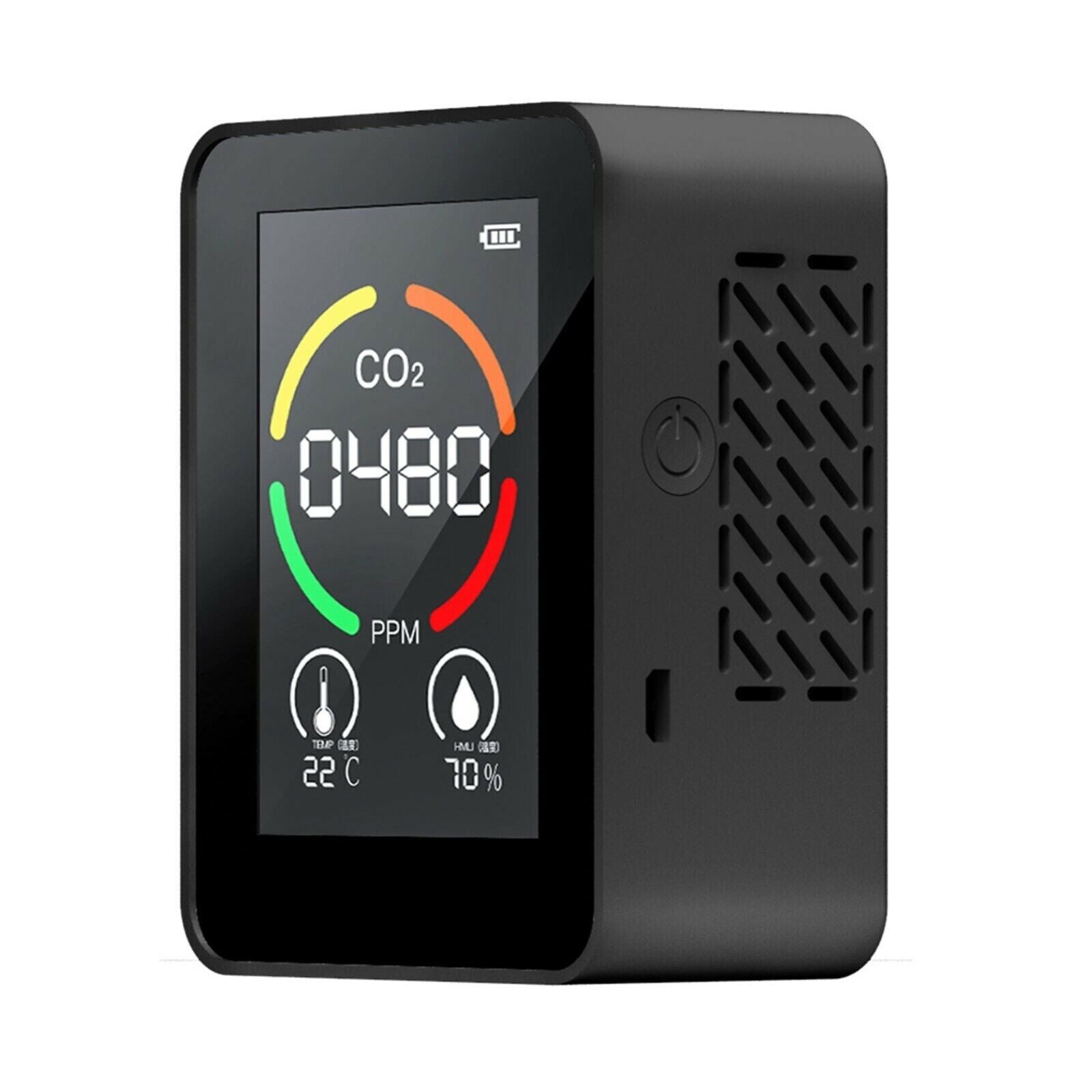 Carbon Dioxide Temperature Humidity Meter 3 in 1 Detector CO2 Air Quality Monitor