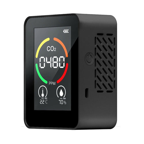 Carbon Dioxide Temperature Humidity Meter 3 in 1 Detector CO2 Air Quality Monitor