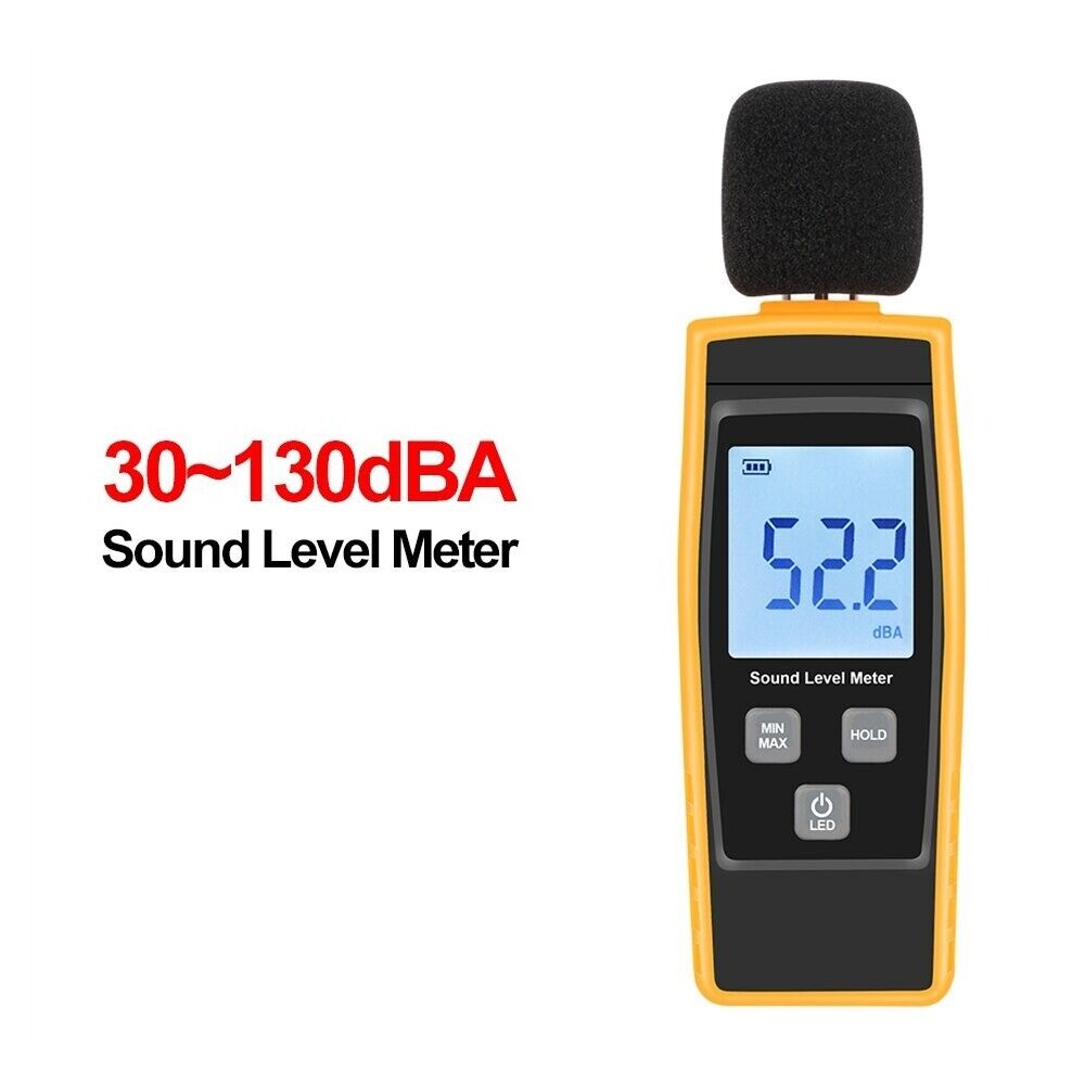 Sound Noise Level Meter Digital DB Tester Measures 30-130dB Decibels RZ1359