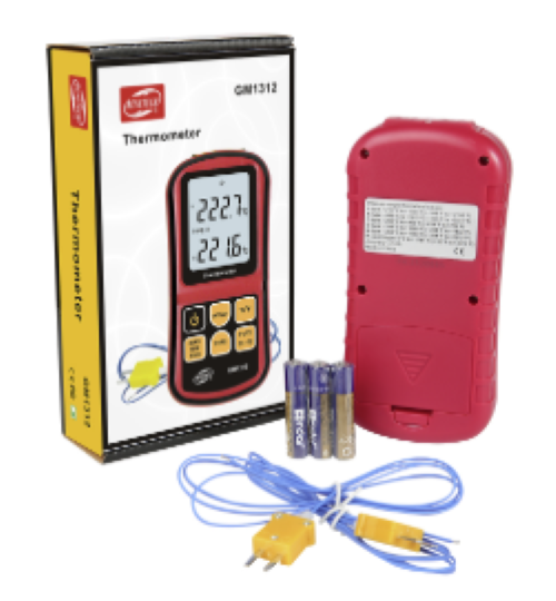 Digital Thermometer Temperature Temp Thermocouple Measure Meter Probes GM1312