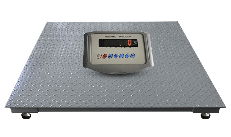 Pallet Scales 1.5 Ton Weigh Industrial Warehouse Floor Freight Scale LCD Display