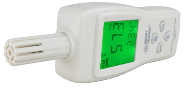 Humidity Temperature Meter Hygrometer Measure Test 5-98%RH Smart Sensor AS817+