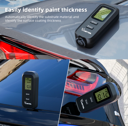 Paint Thickness Coating Film Gauge Meter Car Painting Lacquer Coat Tester VC-100