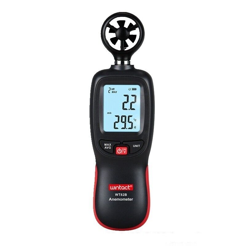 Digital Anemometer Wind Speed & Temperature Meter Air Flow Bluetooth W