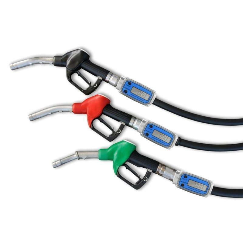 Flow Meter Diesel Pump Fuel Kerosene Liquid Gauge Water Sensor 1" High Accuracy
