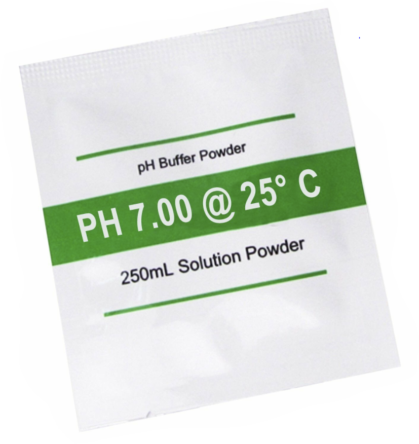 10 x pH 7.00 @ 25'C Buffer Powders Satchels to make 250ml solutions