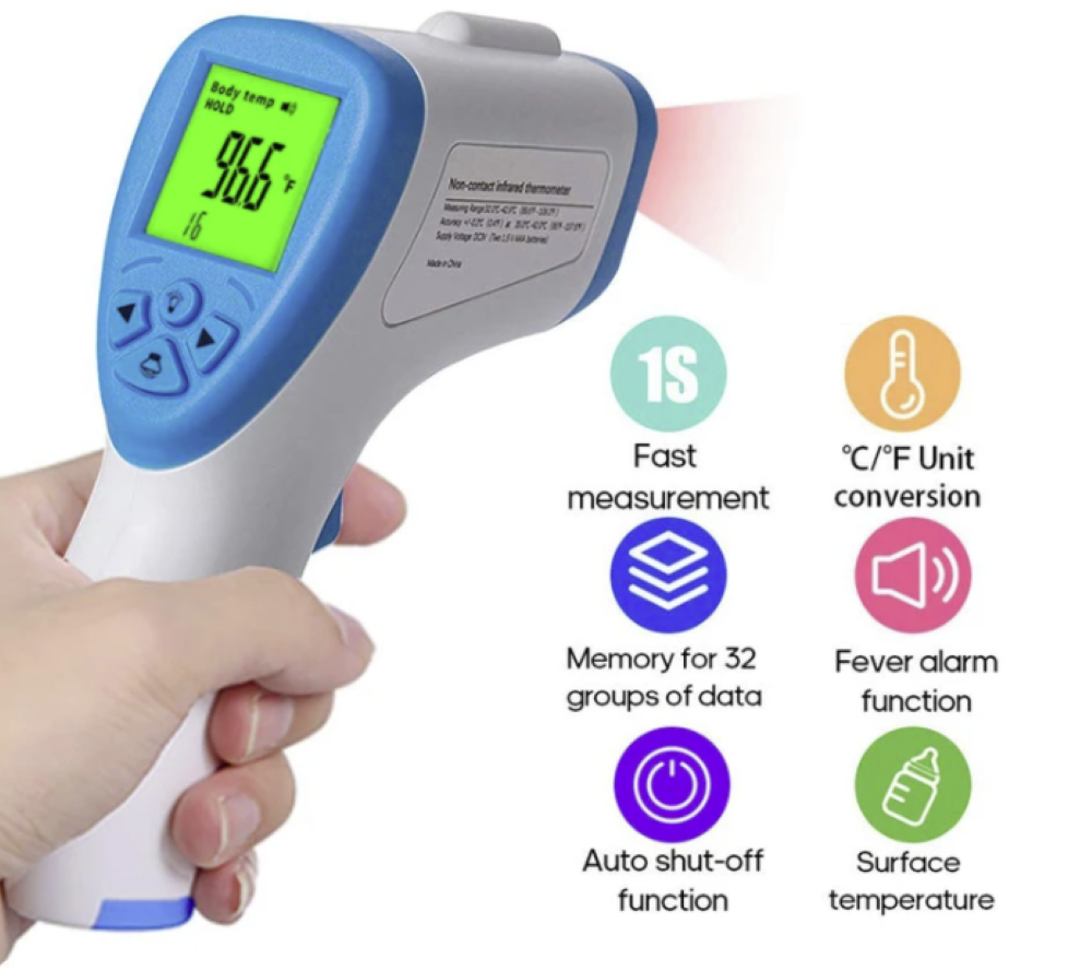 IR Thermometer Forehead Non-contact Infrared Temperature Digital Body Baby Adult