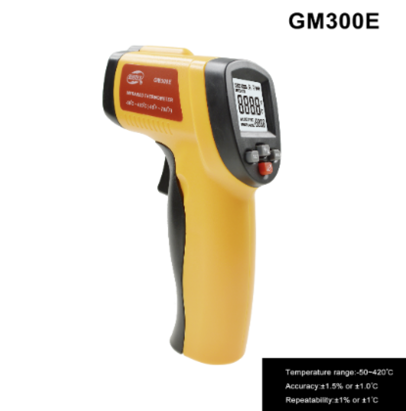 Non Contact Infrared Thermometer IR Temperature Laser Gun -50 to 420 °C Benetech