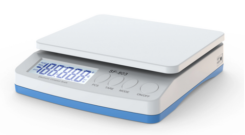 Electronic Digital Scale Balance 10kg x 1g Weighing Counting Stainless Steel Pan