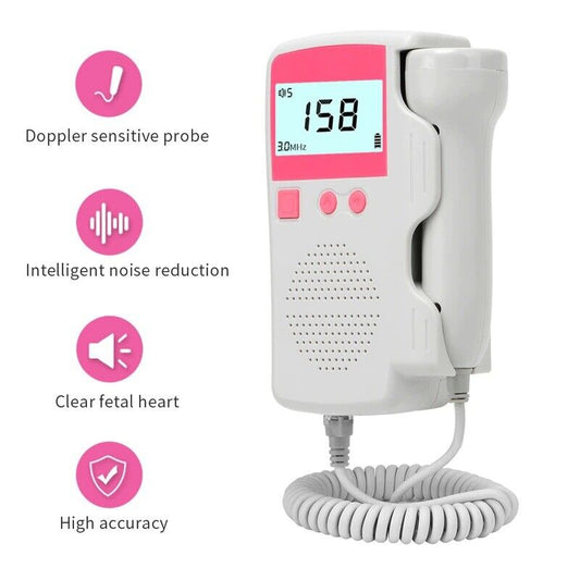 Fetal Doppler Baby Monitor Doppler for Pregnant Women No Radiation