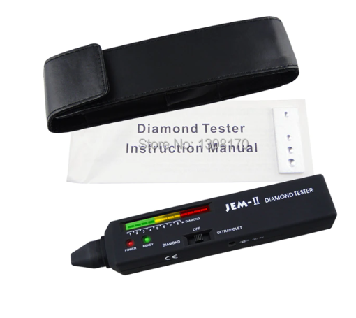 Diamond Tester Gemstone Jeweler Tool Tests Via Ultraviolet UV Light For Fakes