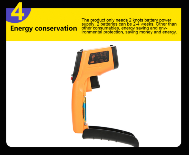Non Contact Infrared Thermometer Temperature Laser Gun -50 to 400 °C Benetech IR