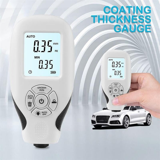 Paint Thickness Coating Film Gauge Meter Car Painting Lacquer Tester 1micron/0-1