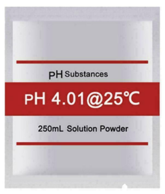 1 x pH 4.0 Meter Calibration Sachet Buffer Powder to make 250mL Solution