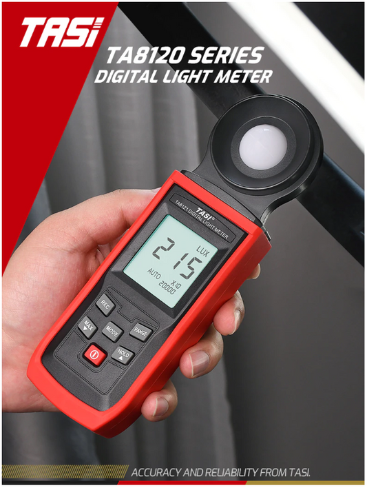 Digital Light Lux Meter Luxmeter 0~100,000 With Selectable Range & Test Sensor