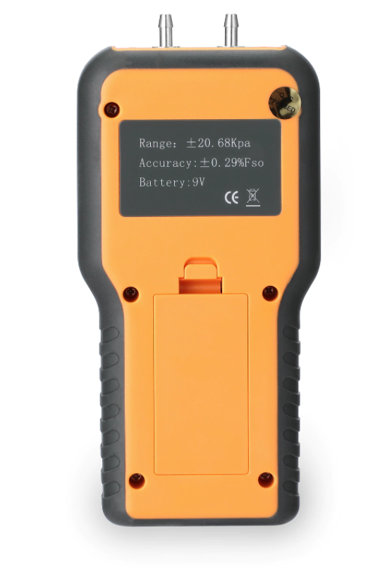 Manometer Digital Air Pressure Meter Differential Gas Tester Tool LCD Gauge