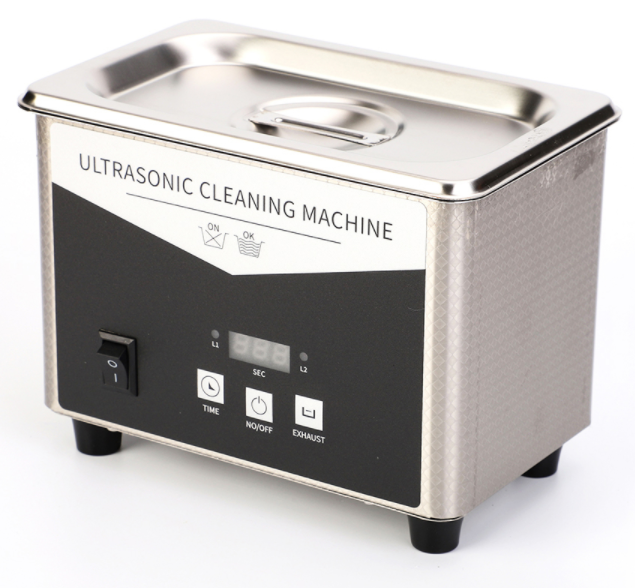Ultrasonic Cleaner Ultra Sonic Bath Cleaning Timer 0.8L Digital Stainless Steel