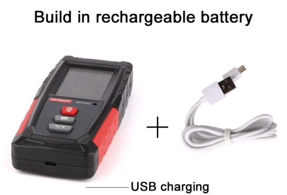 Rec Meter Example EMF Tester Meter Electromagnetic Field Radiation Detector Handheld Rec