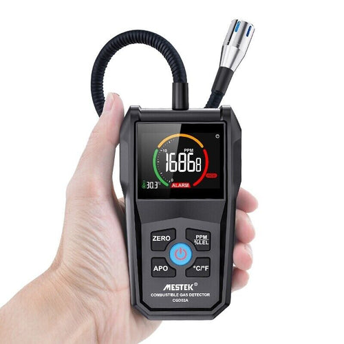 Combustible Gas Leak Detector Flammable Natural Gas Tester Meter Air Analyzer