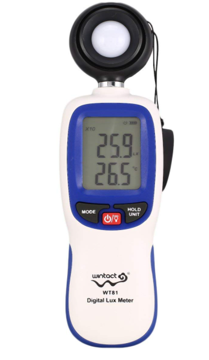 Digital Light Lux Meter Luxmeter 0~200,000 With Selectable Range