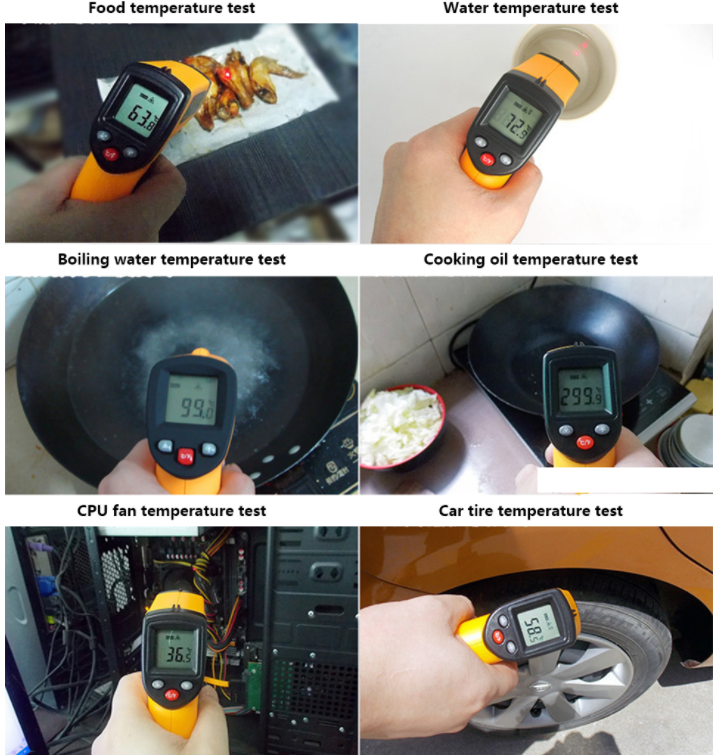 Non Contact Infrared Thermometer Temperature Laser Gun -50 to 420°C Benetech IR