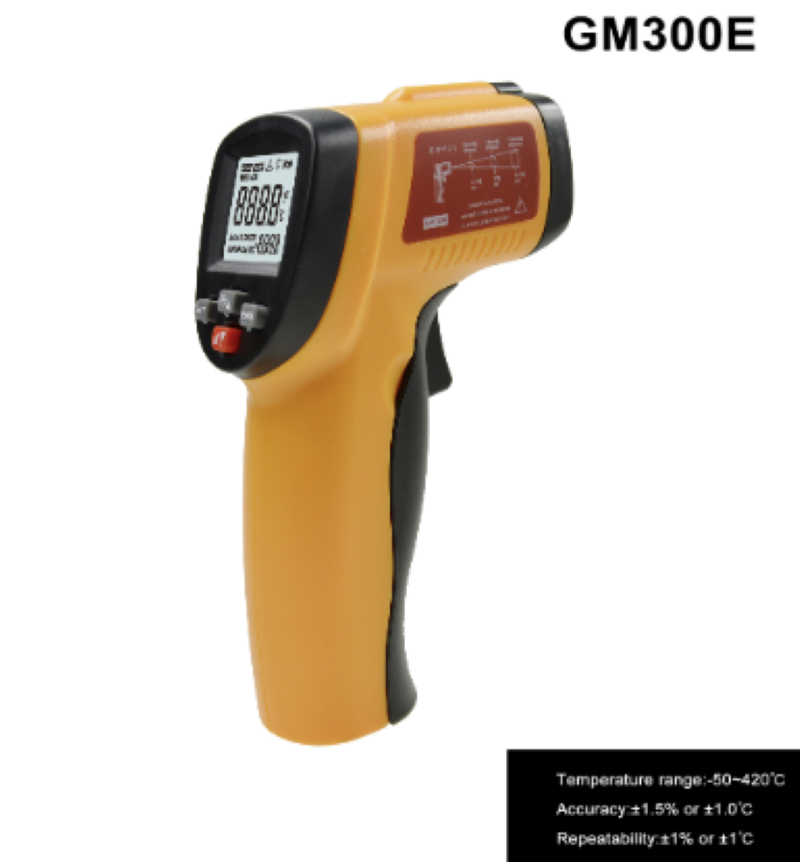 Non Contact Infrared Thermometer IR Temperature Laser Gun -50 to 420 °C Benetech