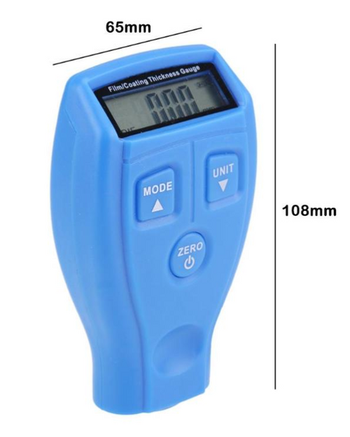 Paint Thickness Coating Film Gauge Meter Car Painting Lacquer Coat Tester GM200