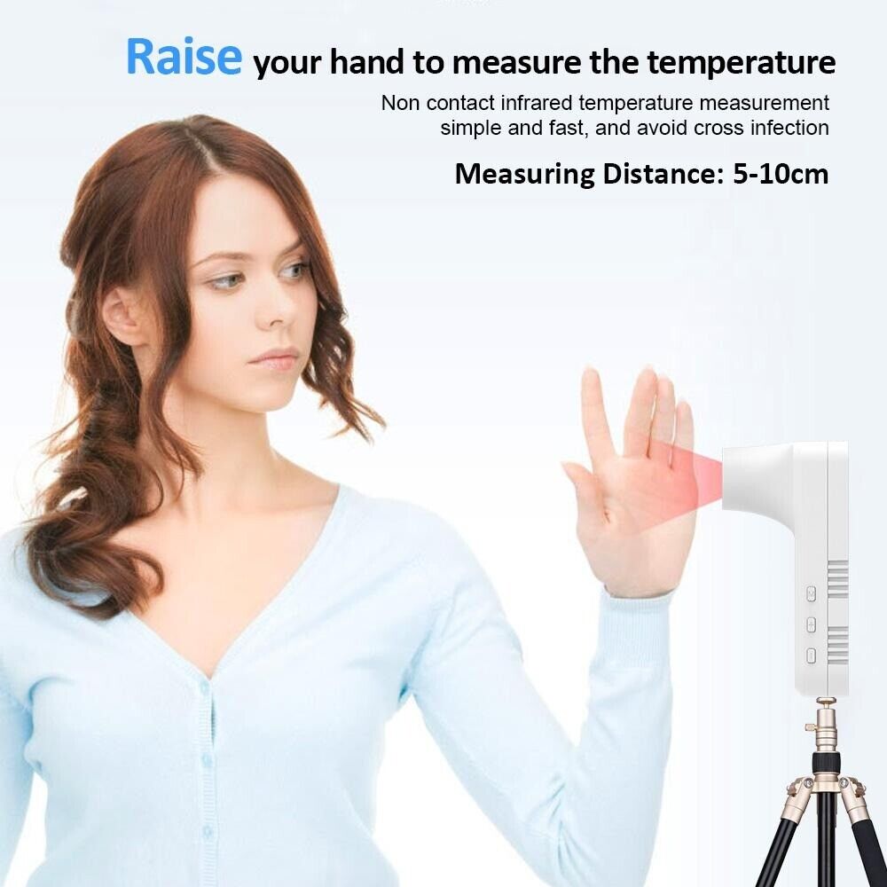 Wall Mounted Digital Thermometer Non-contact Temperature With Alarm & Bluetooth