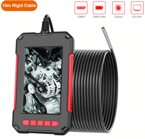 Endoscope Industrial 4.3 Inch LCD Color Screen 1080P with LEDs & 5m Cable WP