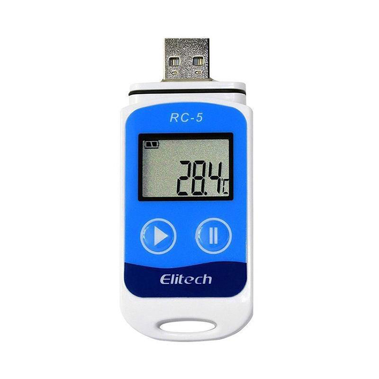Temperature Data Logger USB Recorder 32000 Points High Accuracy Elitech RC-5