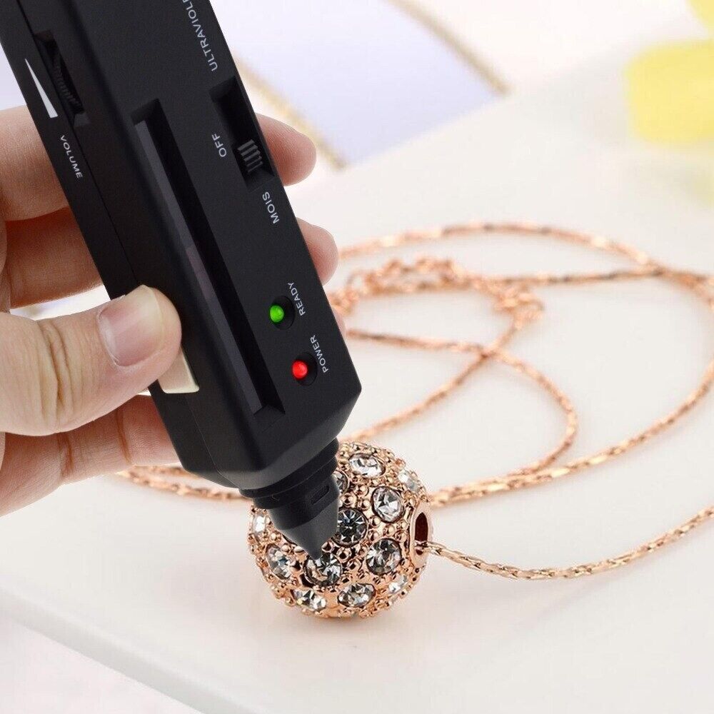 Diamond Tester Gemstone Jeweler Tool Tests Via Ultraviolet UV Light For Fakes