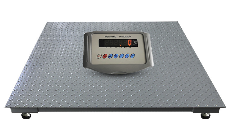 Pallet Scales 2 Ton Weigh Industrial Warehouse Floor Freight Scale LCD Display