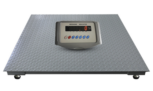 Pallet Scales 2 Ton Weigh Industrial Warehouse Floor Freight Scale LCD Display