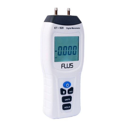 Manometer Digital Air Pressure Meter and Differential Pressure Gauge ET-923